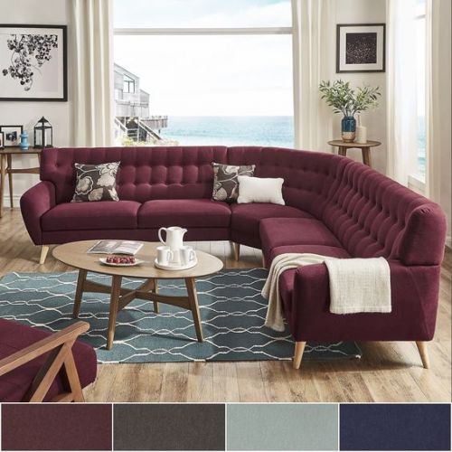 Sofa Cong Hiện Đại Cho Phòng Khách