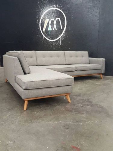 Ghế sofa Góc hiện đại màu kem