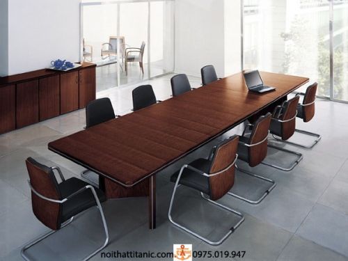 Bàn Họp Hiện Đại Cho Văn Phòng hình Chữ Nhật