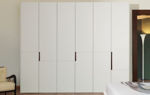 Tủ quần áo hiện đại màu trắng