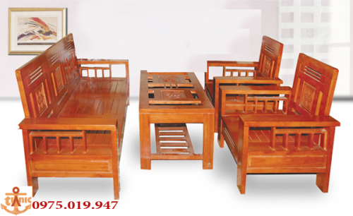 Bộ Salon Yếm Hộp Tựa Kép