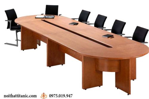 Bàn Họp Oval Xoan Đào