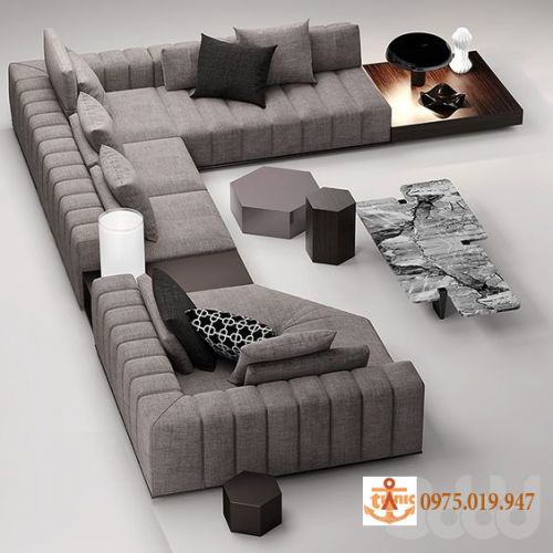 Sofa Góc Lớn L Hiện Đại-Cao Cấp