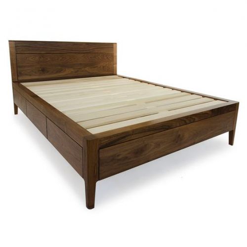 Giường ngủ gỗ tự nhiên hiện đại