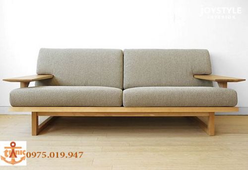 Ghế Sofa Gỗ Bọc Nệm Đơn Giản Đẹp