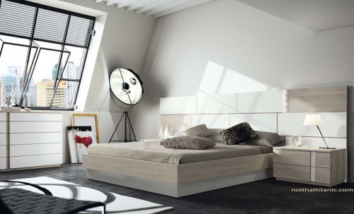 Giường Ngủ Thiết Kế Vai Giường Rộng Độc Đáo