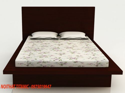 Giường Ngủ Kiểu Nhật Màu Nâu Cánh Gián