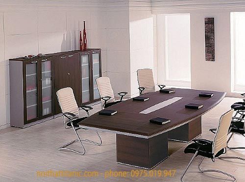 Bàn Họp Oval Hiện Đại 