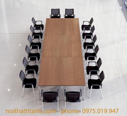 Bàn Họp Hiện Đại Cho Văn Phòng hình Chữ Nhật