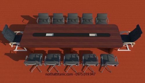 Bàn Họp Hình Chữ Nhật Hiện Đại