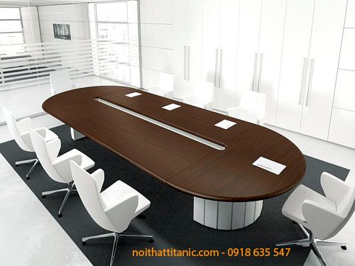 Bàn Họp Oval Hiện Đại- Đẹp